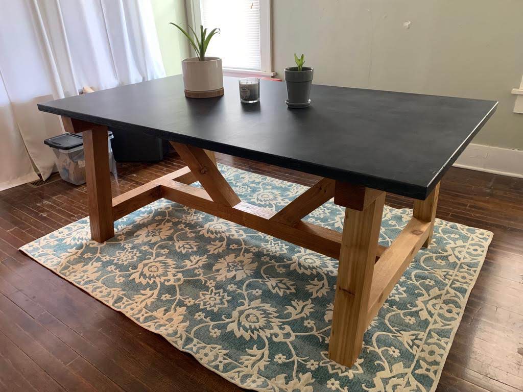 Completed Table Angle Right