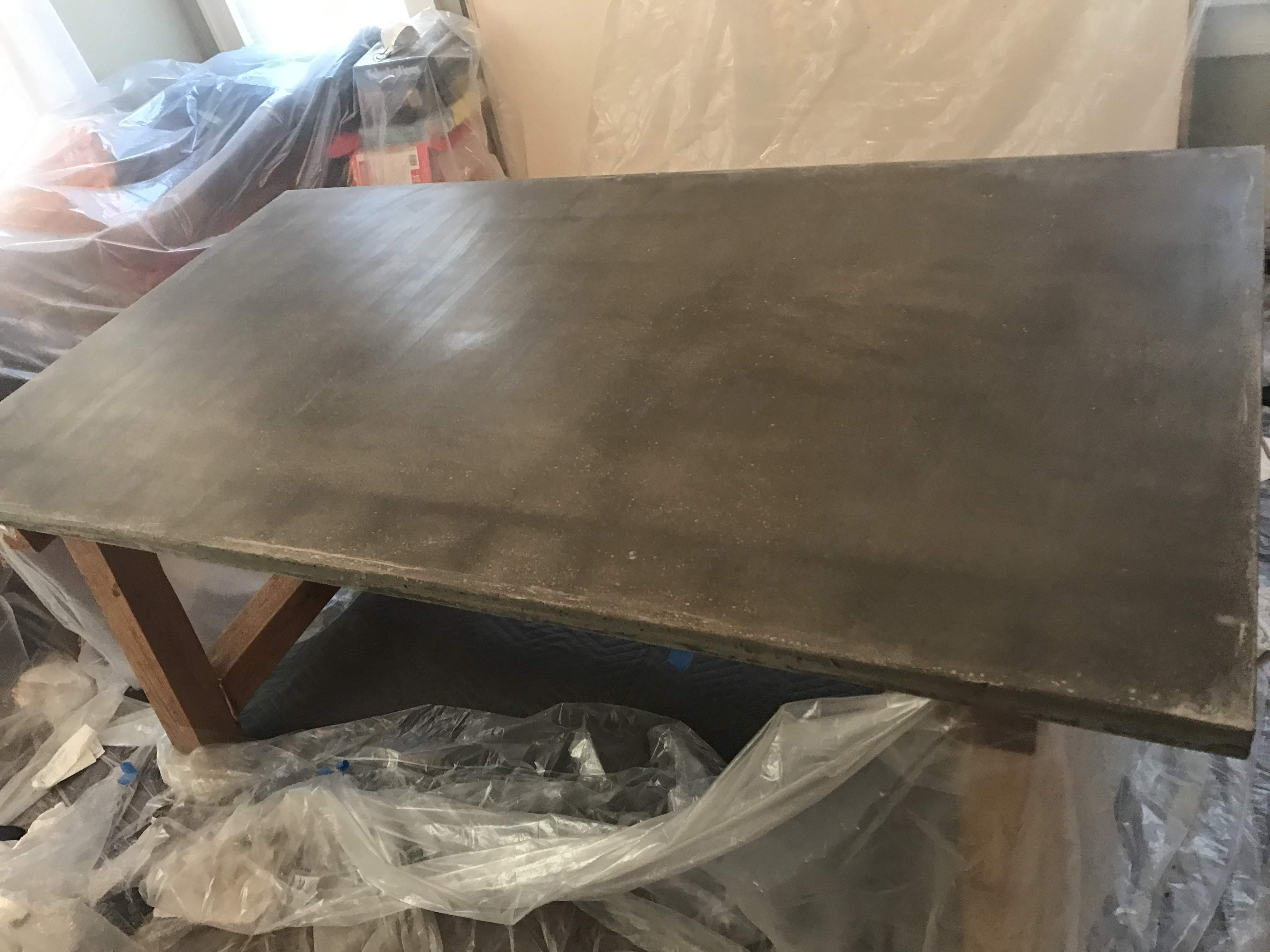 Concrete Table Top Polished